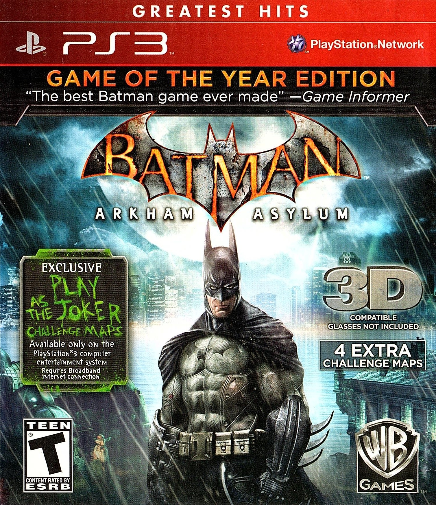 Batman: Arkham Asylum - Game of the Year Edition [Greatest Hits] (Español)  - TU SITIO DE COMPRA